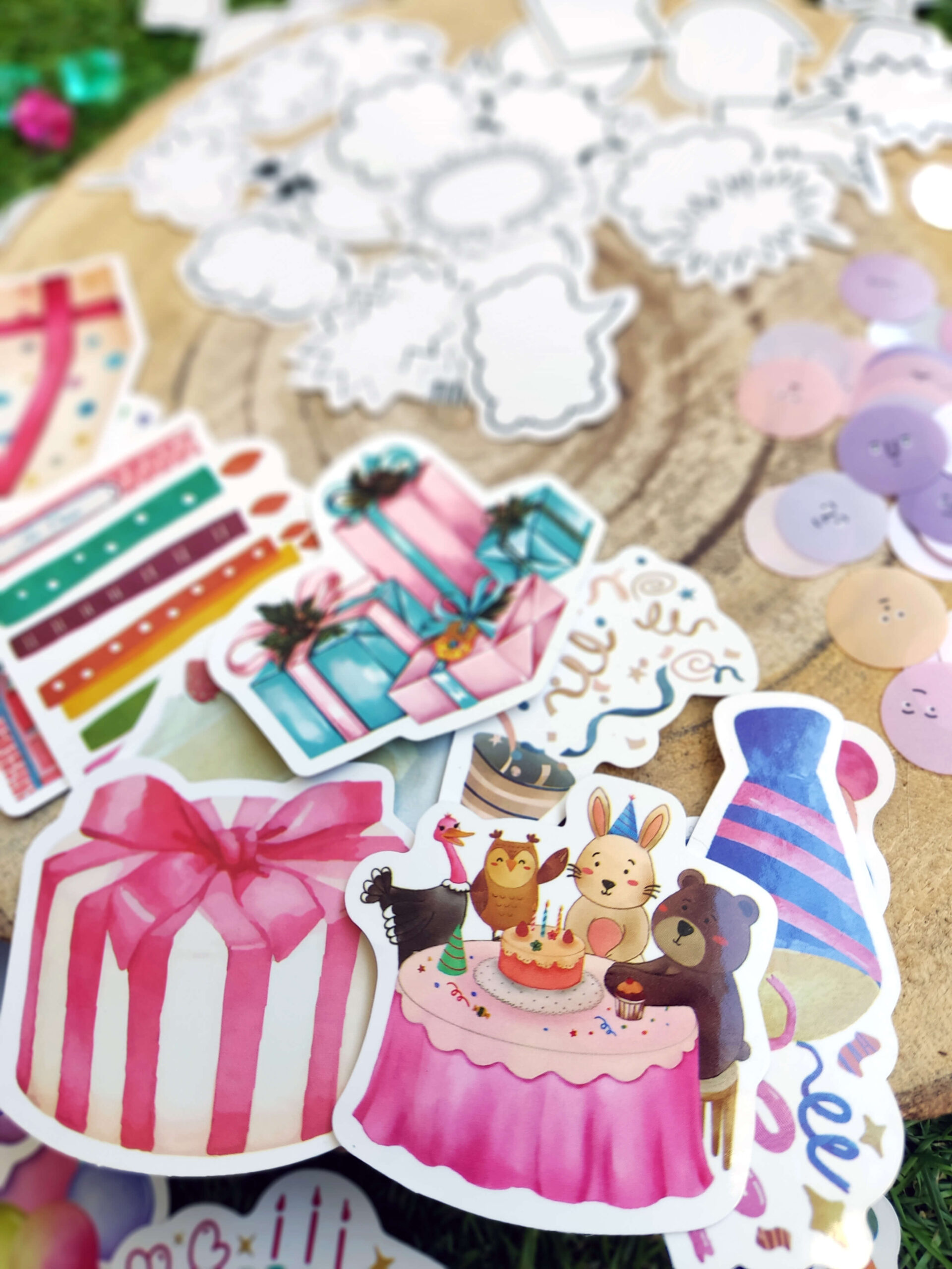 Sticker Closeup